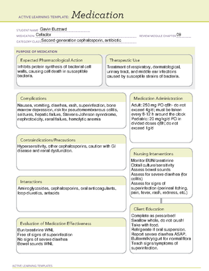 Gentamicin med sheet - NGR 6175 - UCF - Studocu