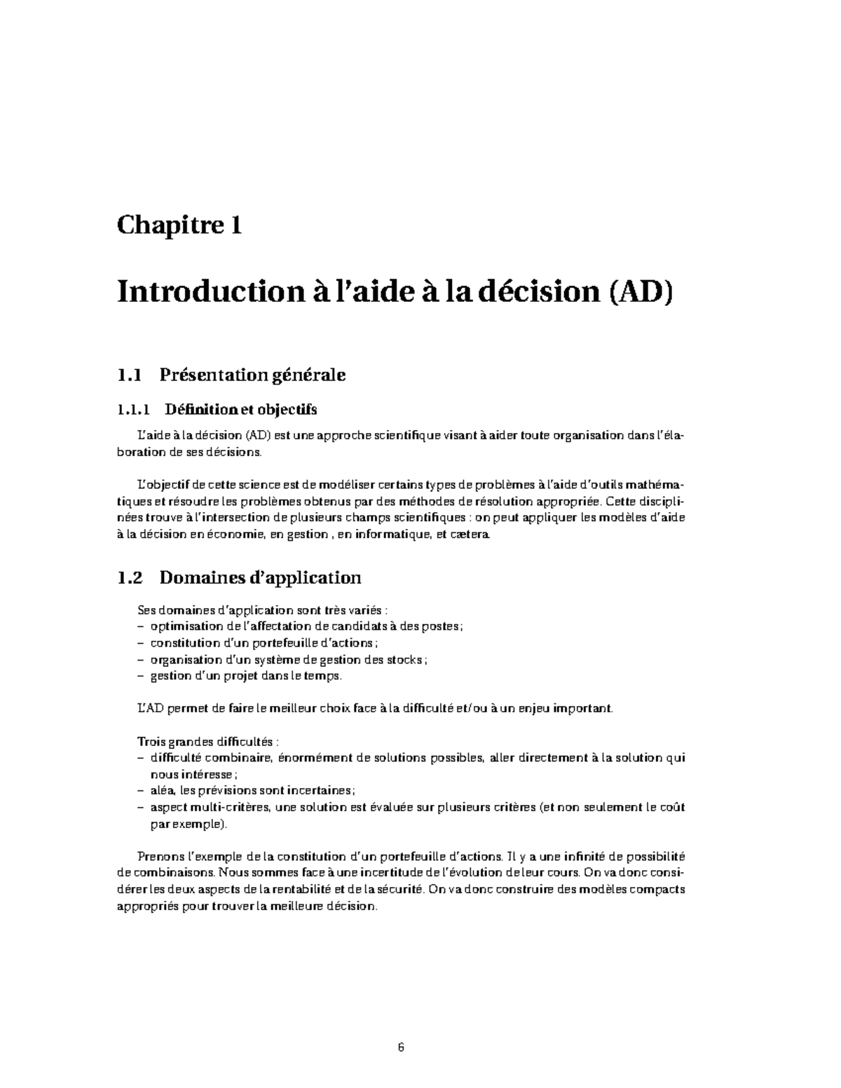 MSAD-cours-complet - cours MSAD L3 - Chapitre 1 Introduction à l’aide à ...