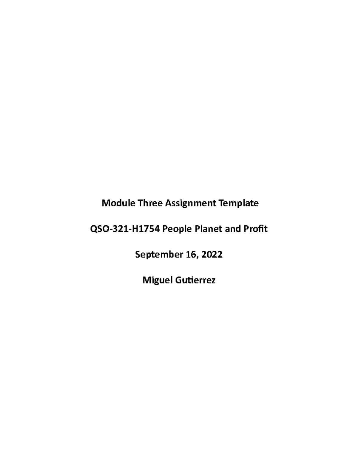 QSO 321 Module Three Assignment - Module Three Assignment Template QSO ...