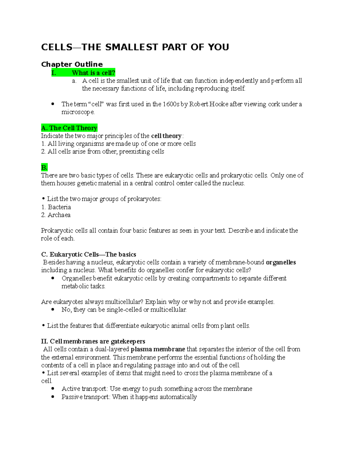 bio-105-cells-study-guide-cells-the-smallest-part-of-you-chapter