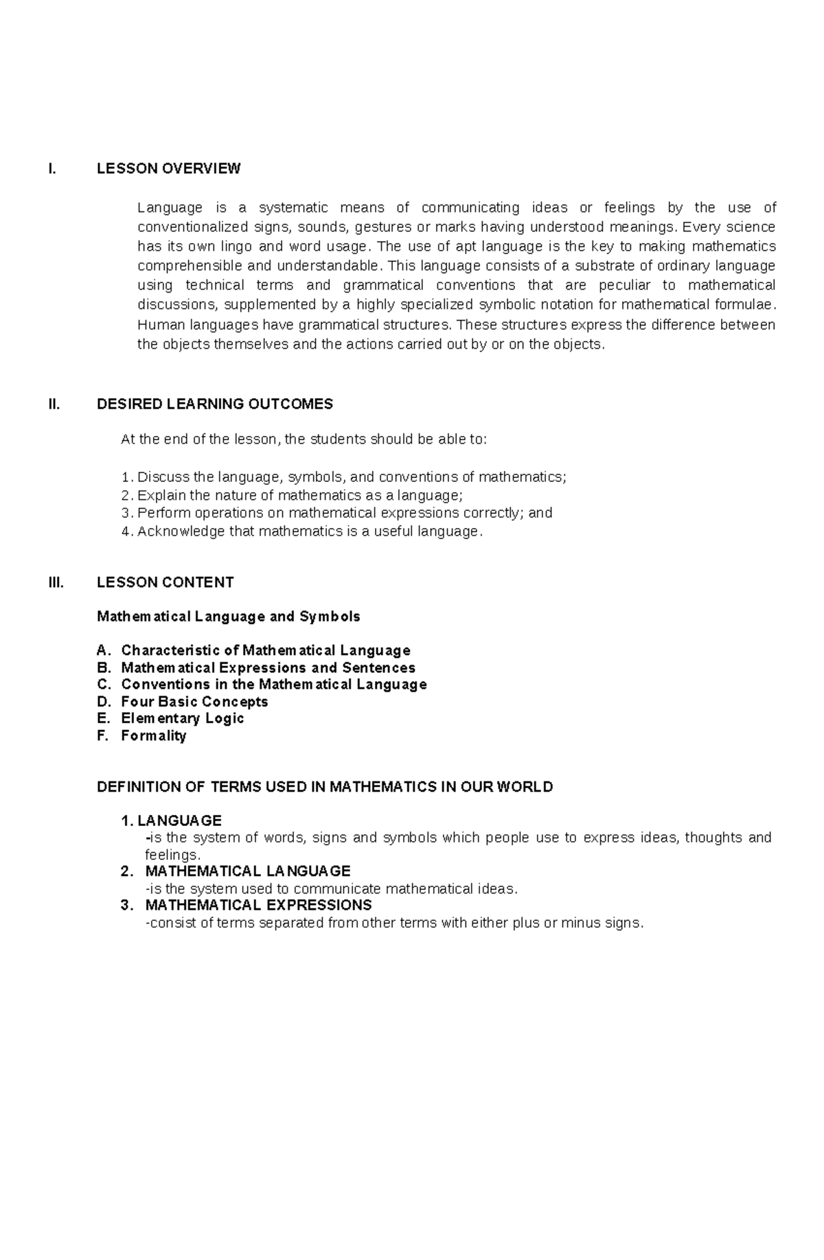 MMW Math-module-Ch2 - Mathematics In Modern World, It Gives Us A Way To ...