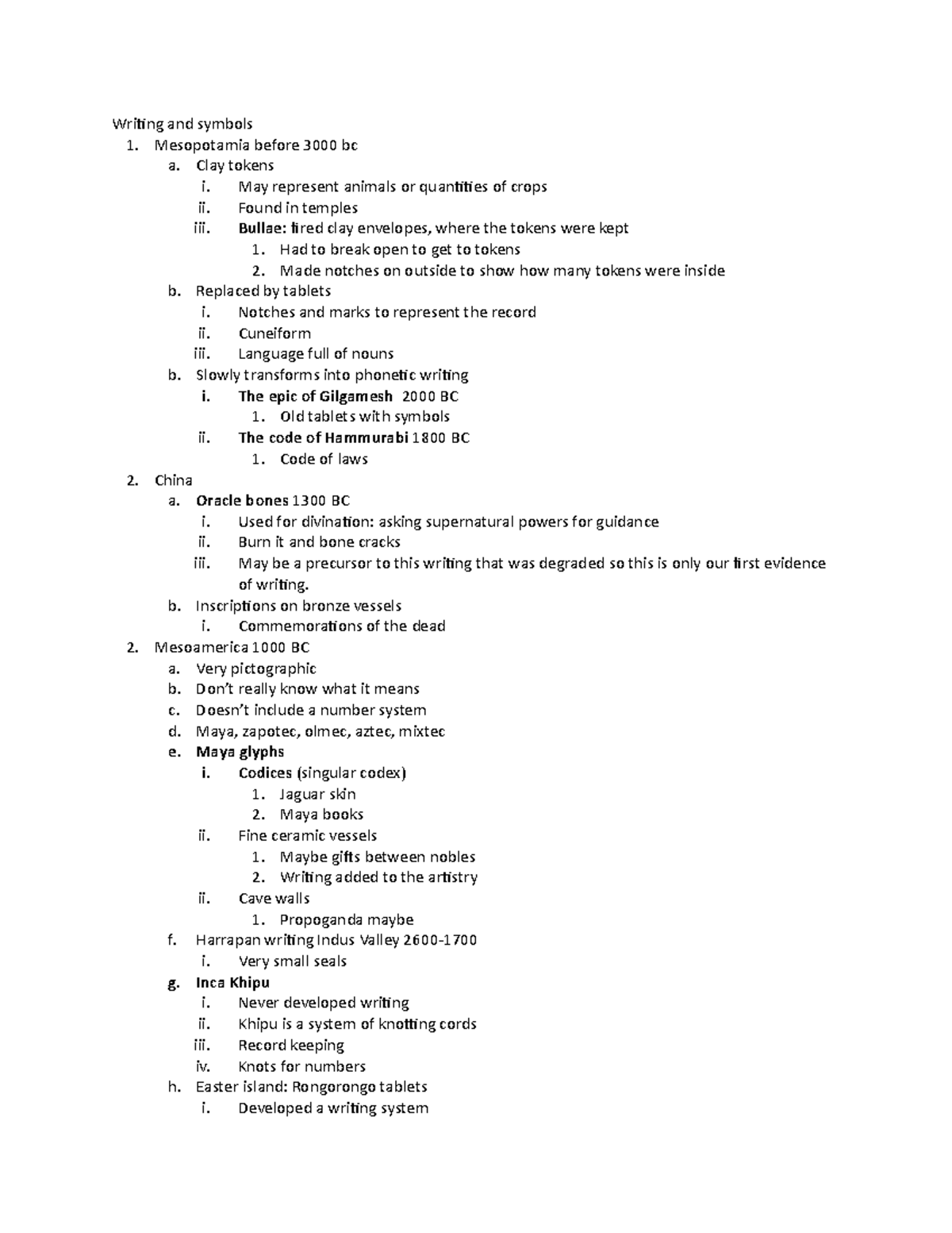 writing and symbols - Writing and symbols 1. Mesopotamia before 3000 bc ...