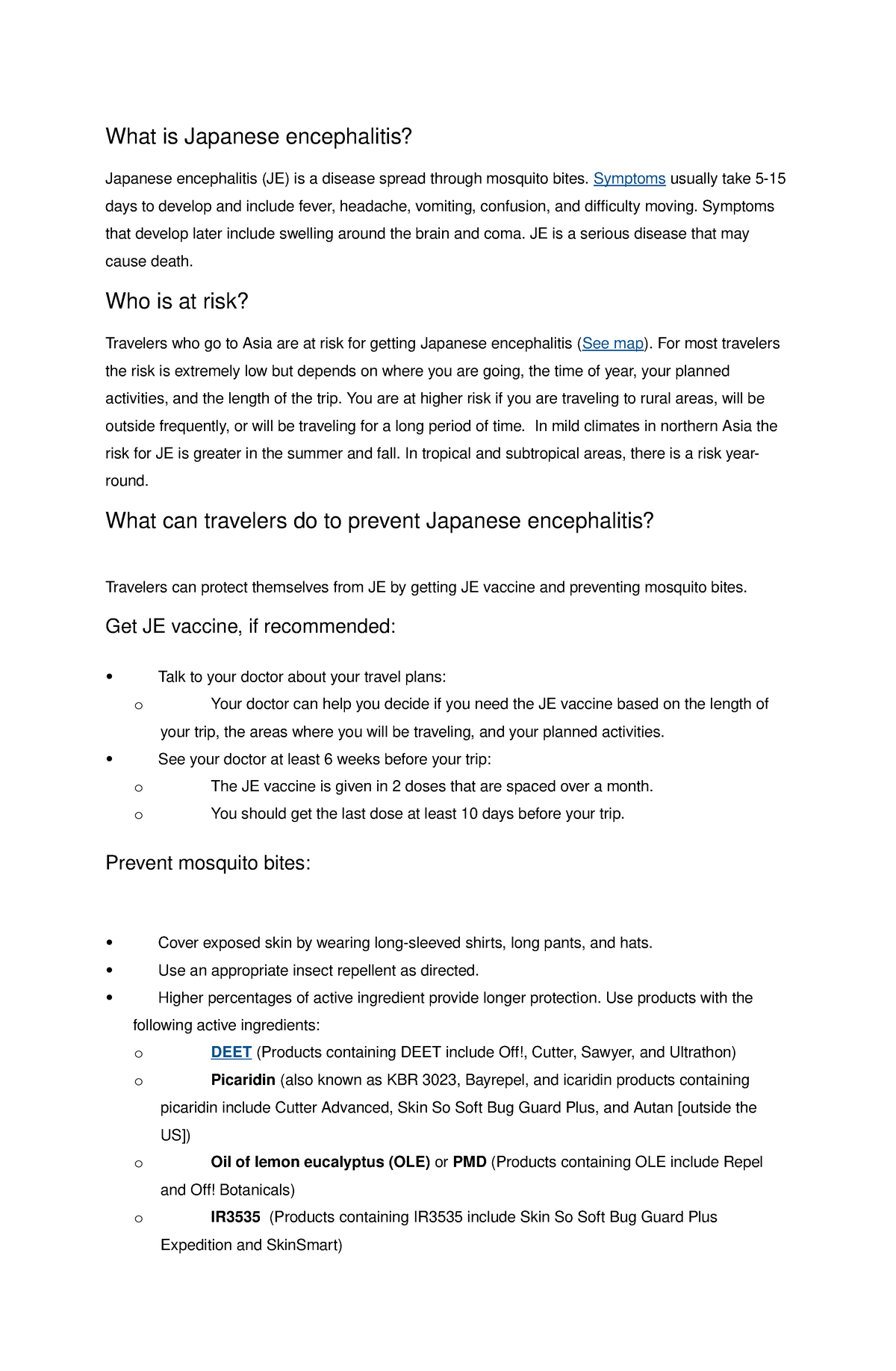 Science and Technology Feature on the symptoms of Japanese Encephalitis ...