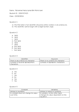 Lab 3 - Basic Elements - tuto - Lab 3 BASIC ELEMENTS OF A COMPUTER ...