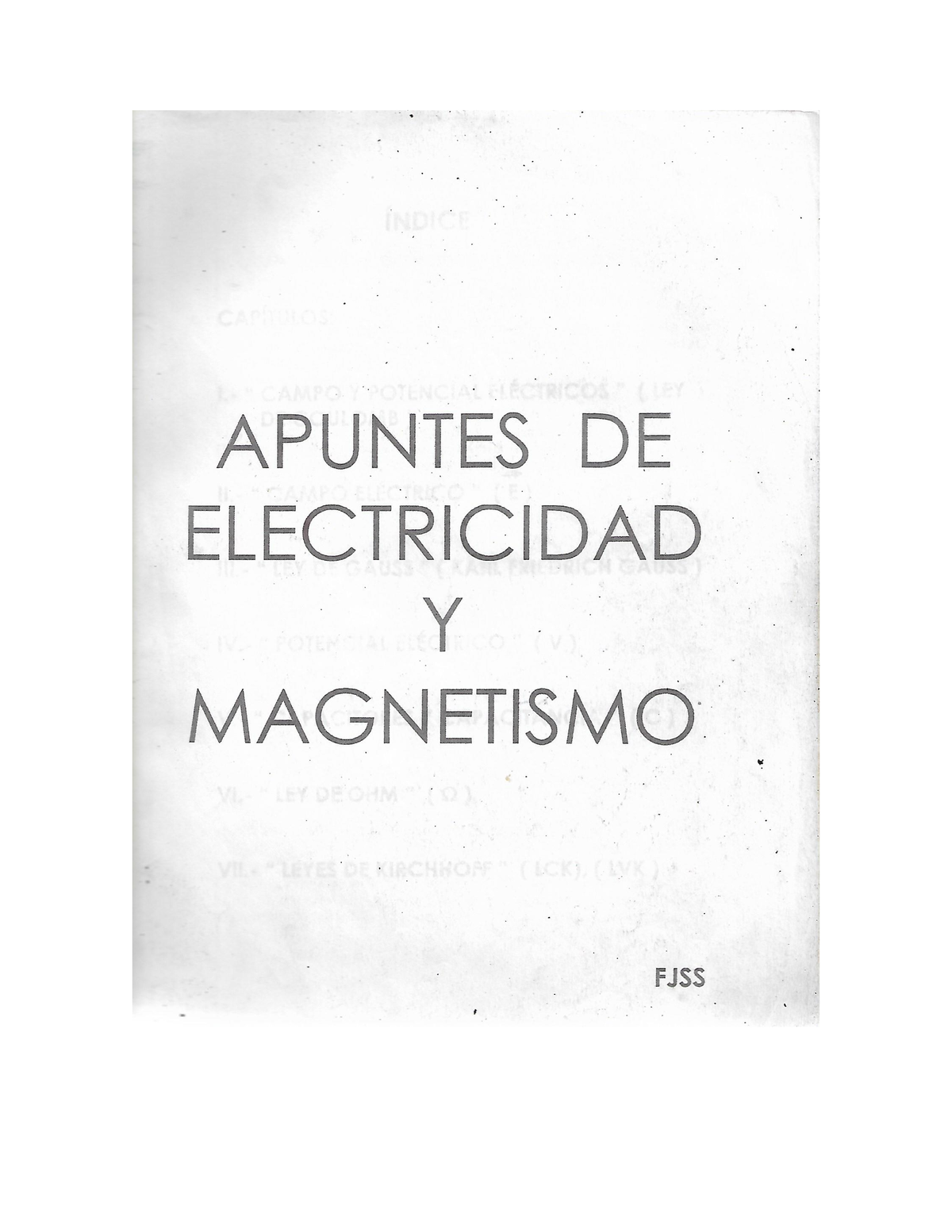 Apuntes Electricidad Magnetismo 1 - Ingeniería Eléctrica - Studocu