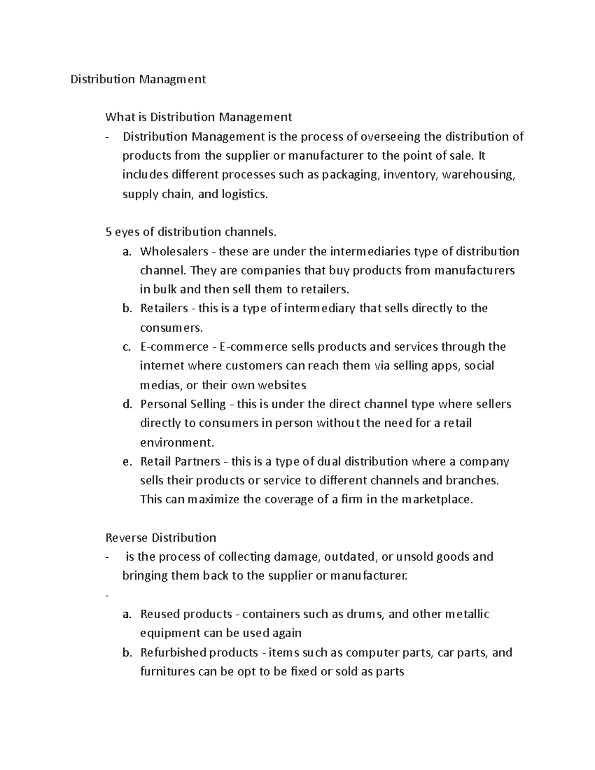 distribution-management-lecture-distribution-managment-what-is