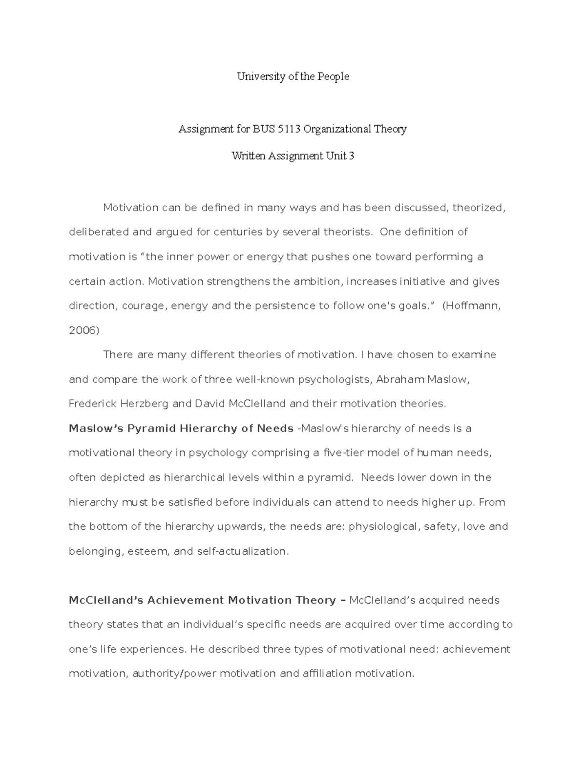 Bus 322 organizational behavior week 3 discussion questions essay 08 picture