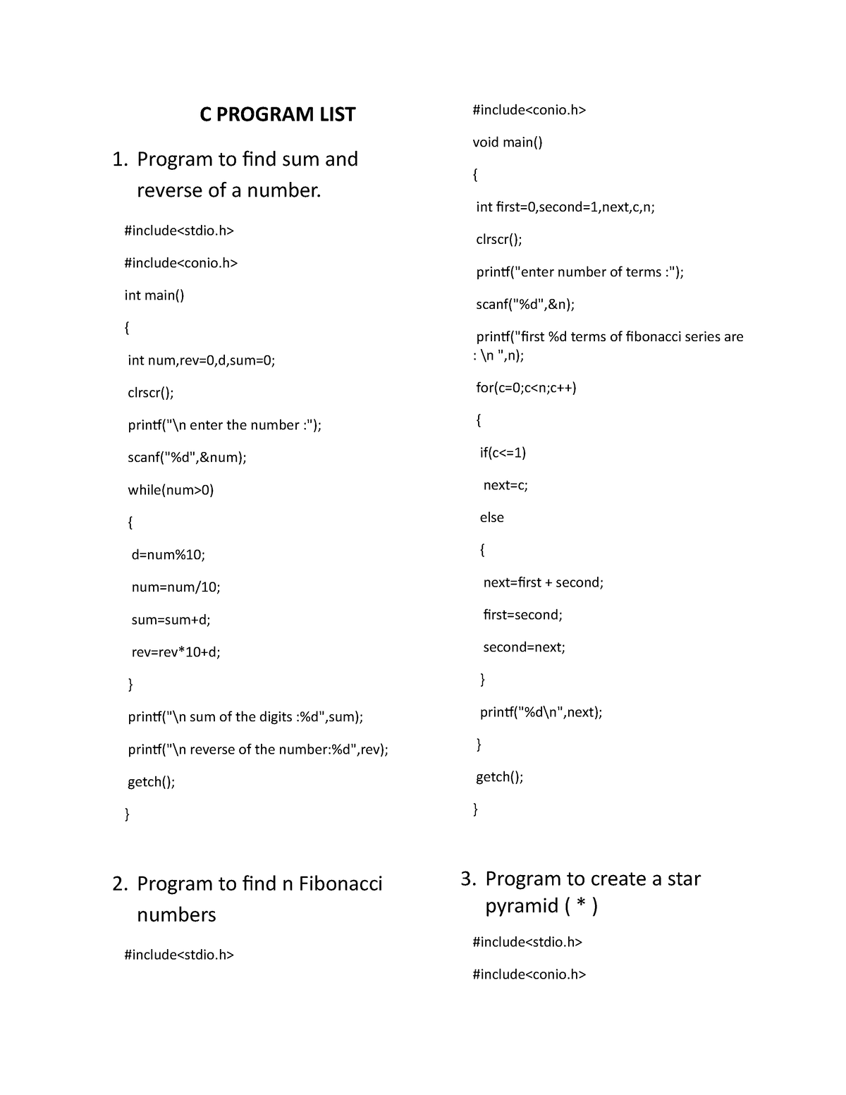 c-program-list-c-program-list-1-program-to-find-sum-and-reverse-of-a