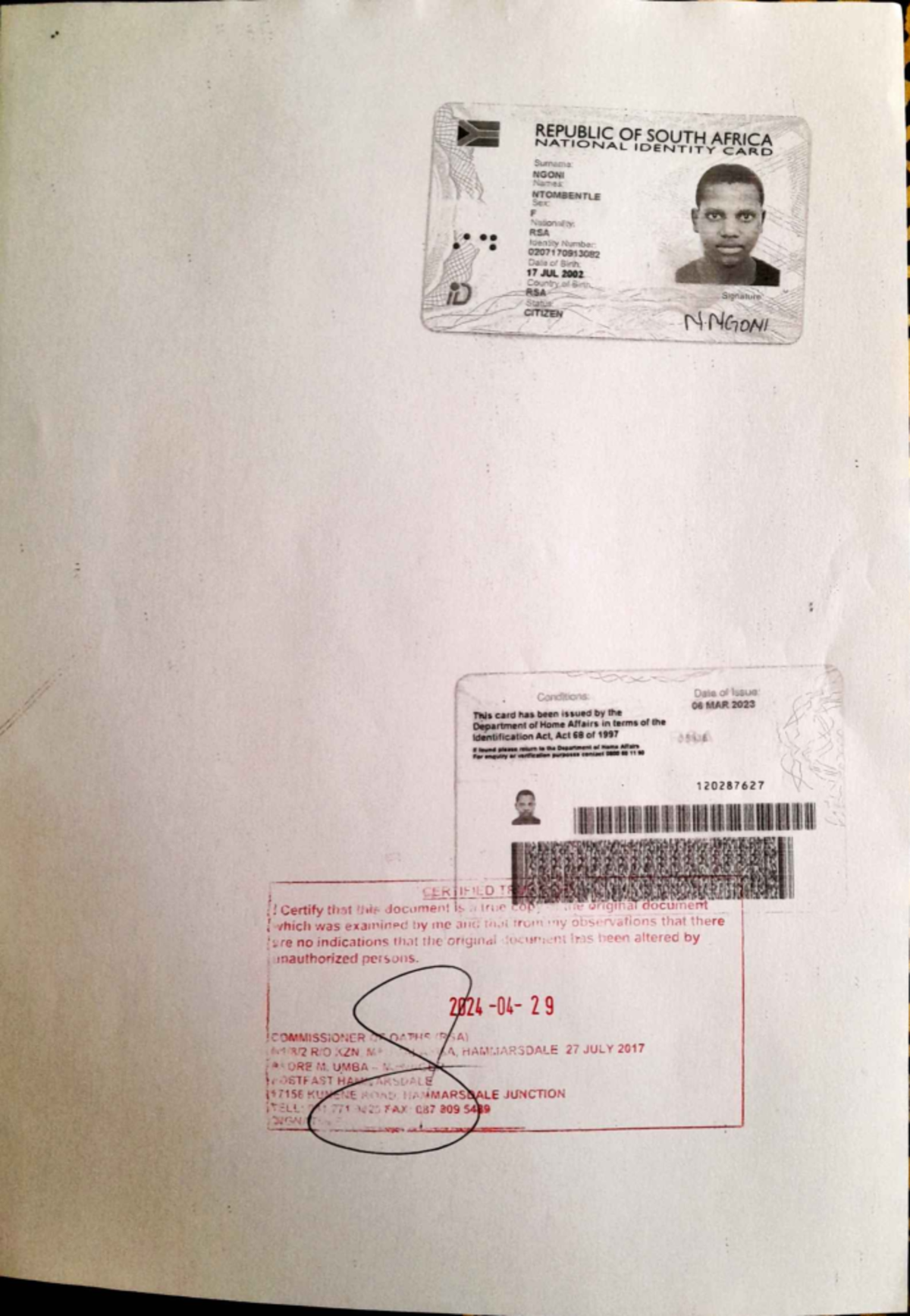 Scan 19 Jun 24 09·54·54 - Lecturer notes - COF SOUTH AFRICA KErDENTITY ...