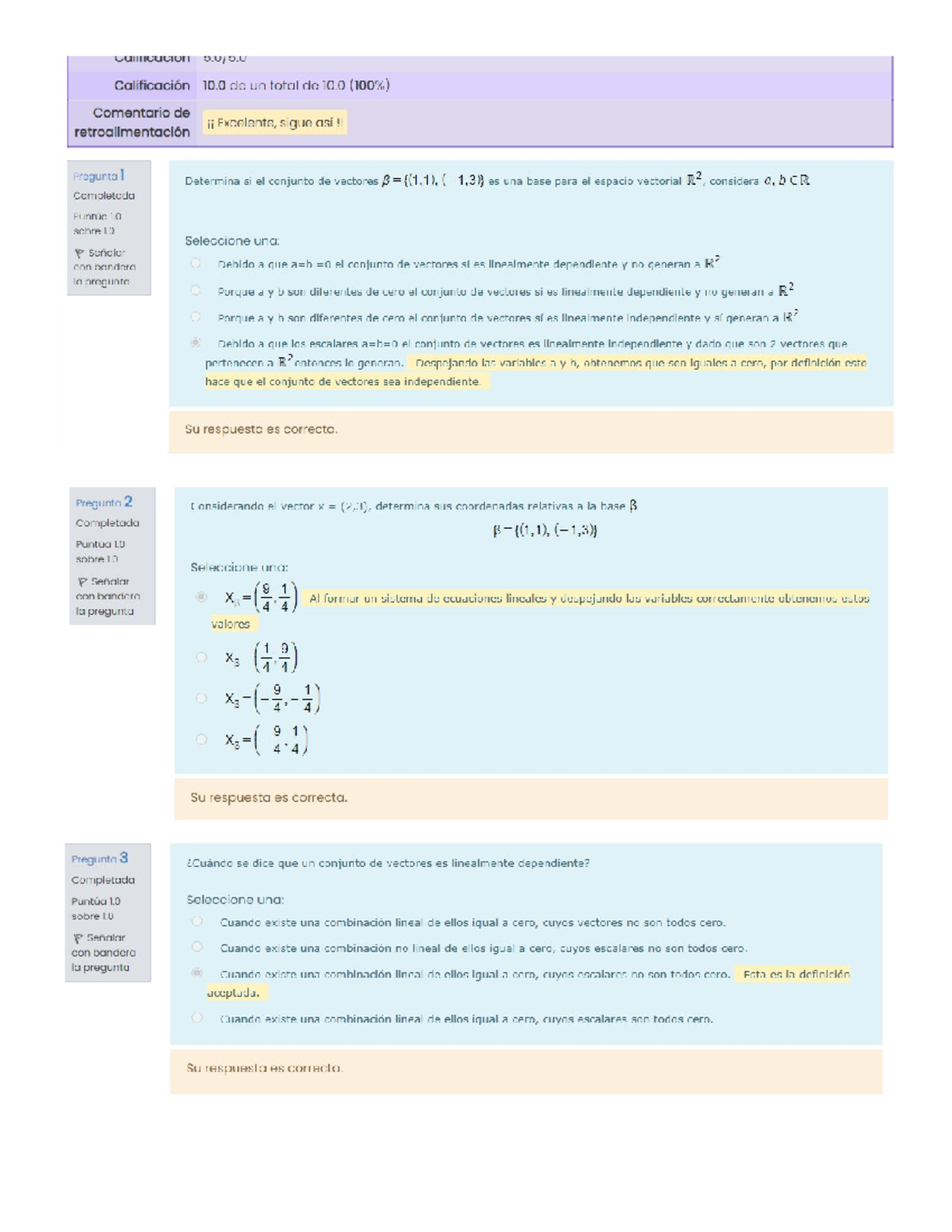 Autocal 4 - algebra lineal - Algebra Lineal - Studocu