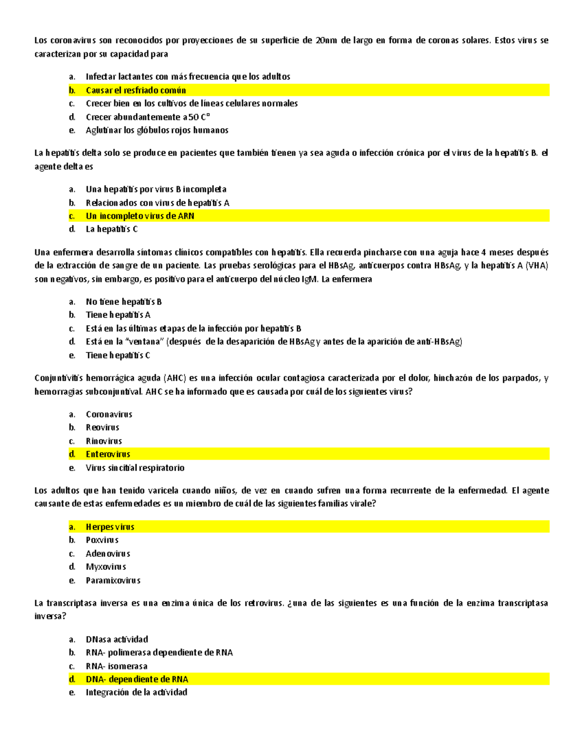 ¿Cuál de los siguientes no es un cuestionario de infección ocular?