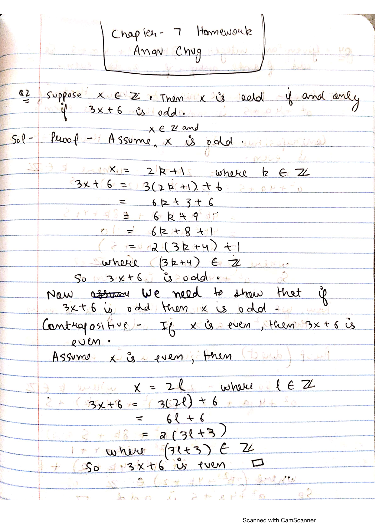 Homework 6- Proving Non-Conditional Statement - MATH 2332 - Studocu