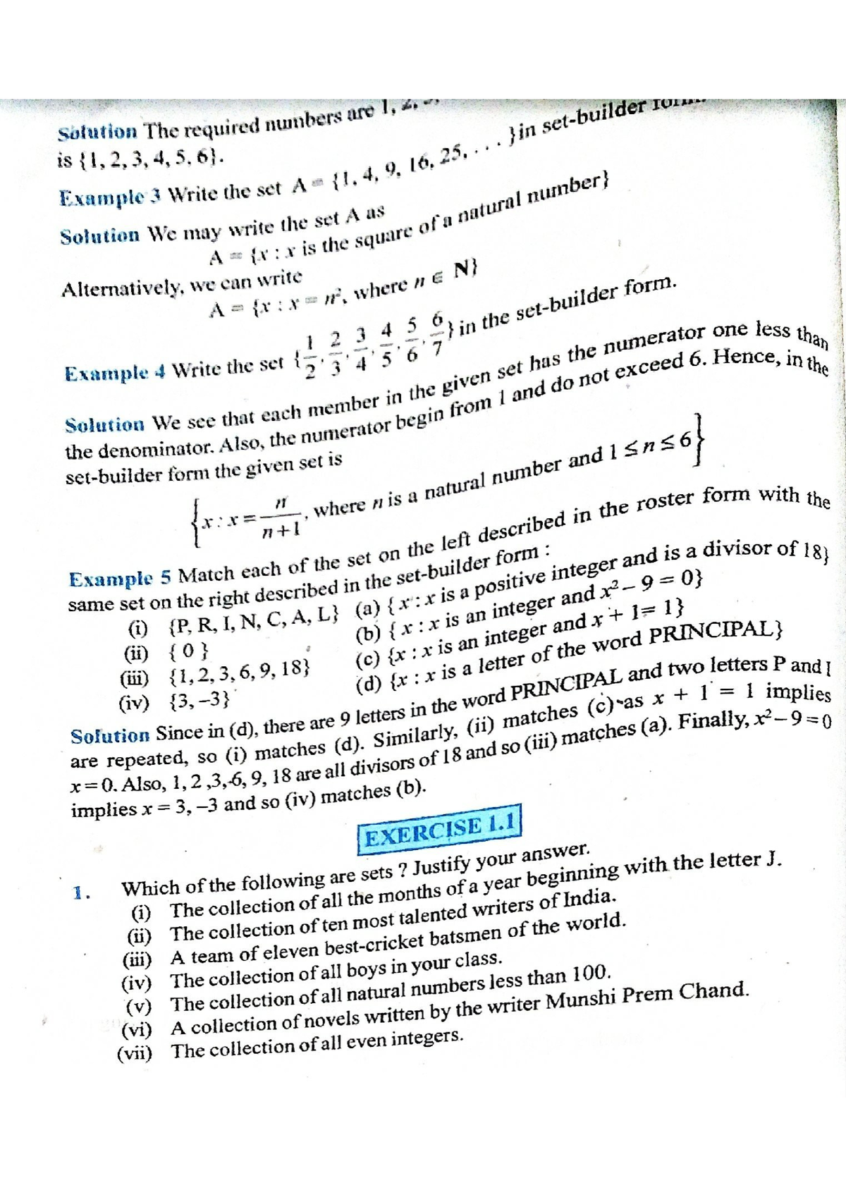 Excercise- Sets And Their Represention - BSC Mathematics - Studocu