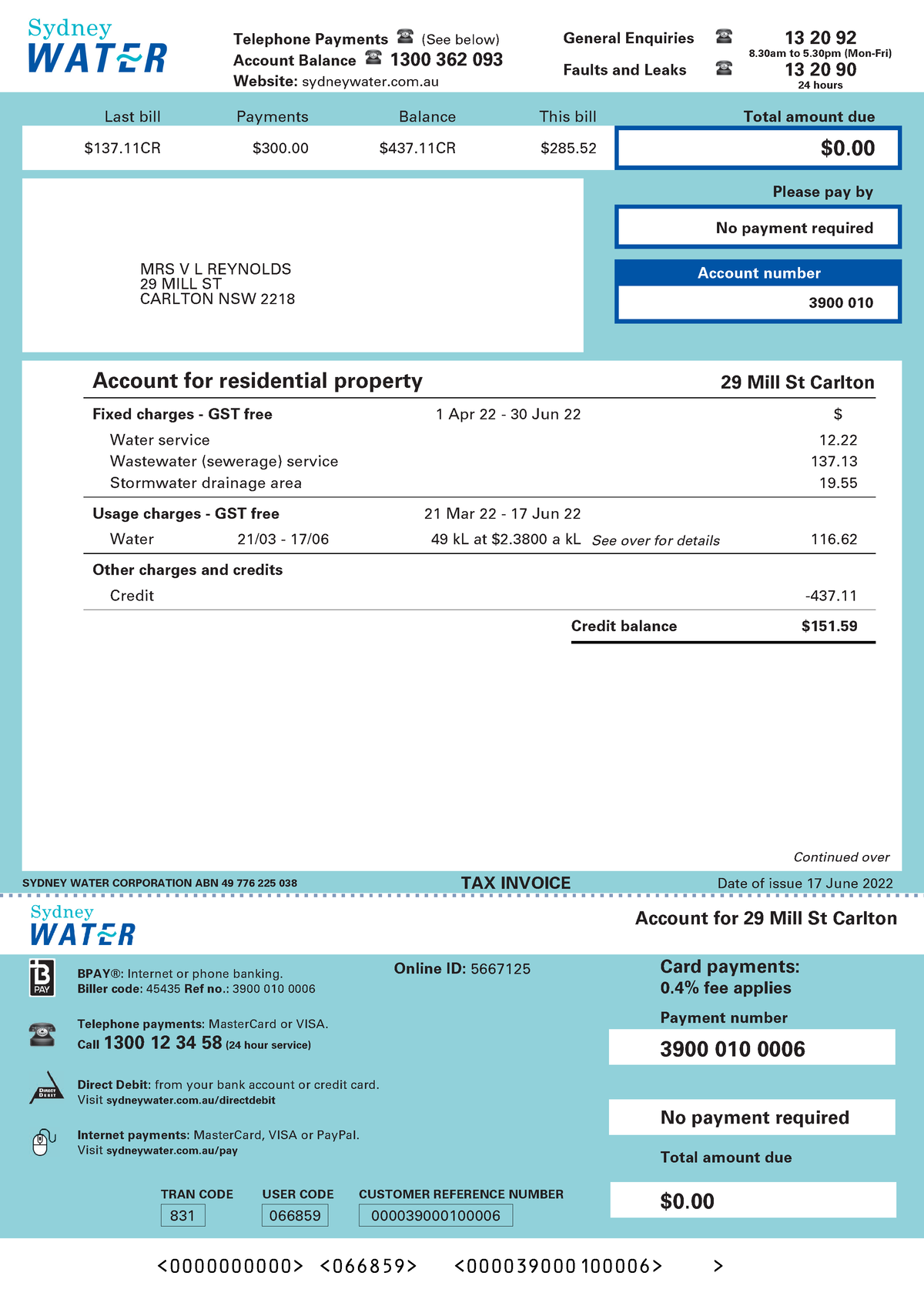 water-rates-29-mill-st-telephone-payments-see-below-account-balance