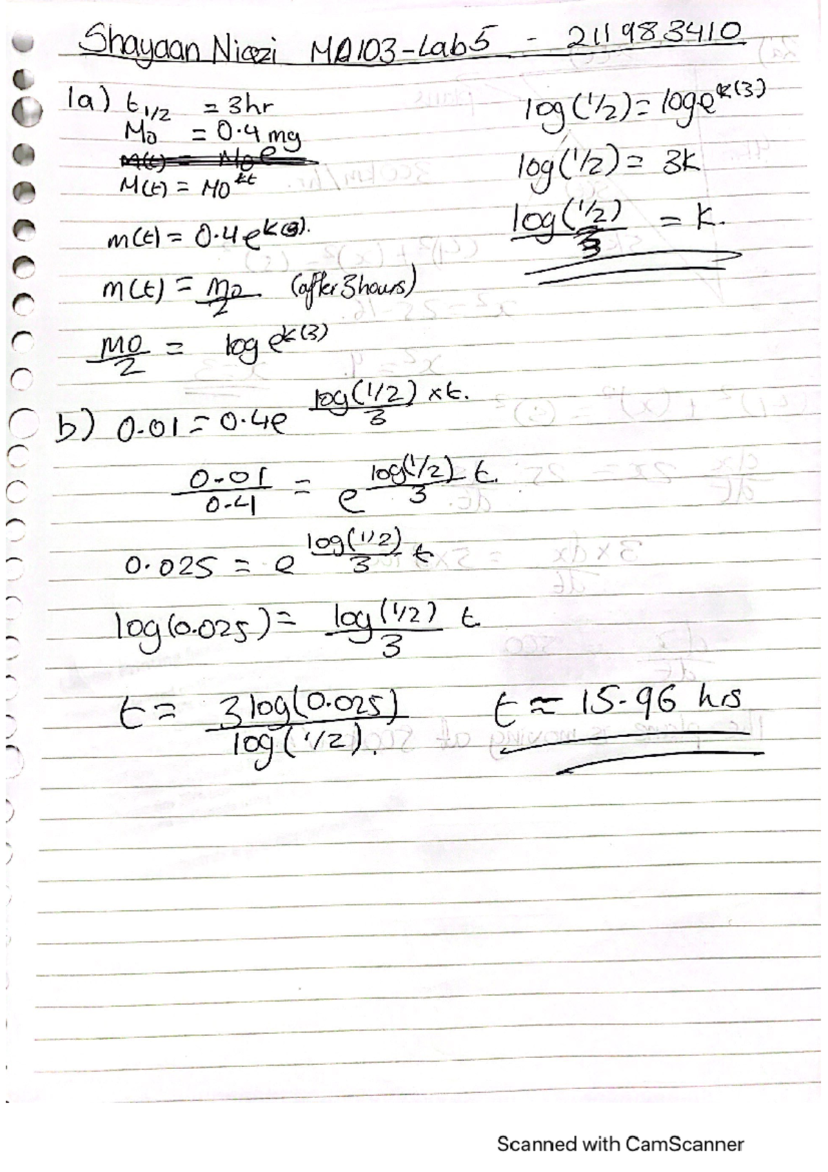Ma103 Lab5 - lab 5 - MA103 - Studocu