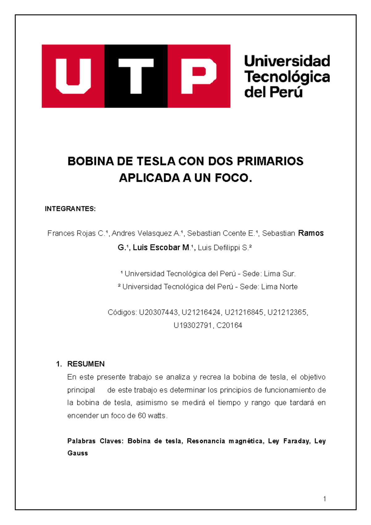 Proyecto CAF 2 - Traabjo Fisica - BOBINA DE TESLA CON DOS PRIMARIOS ...