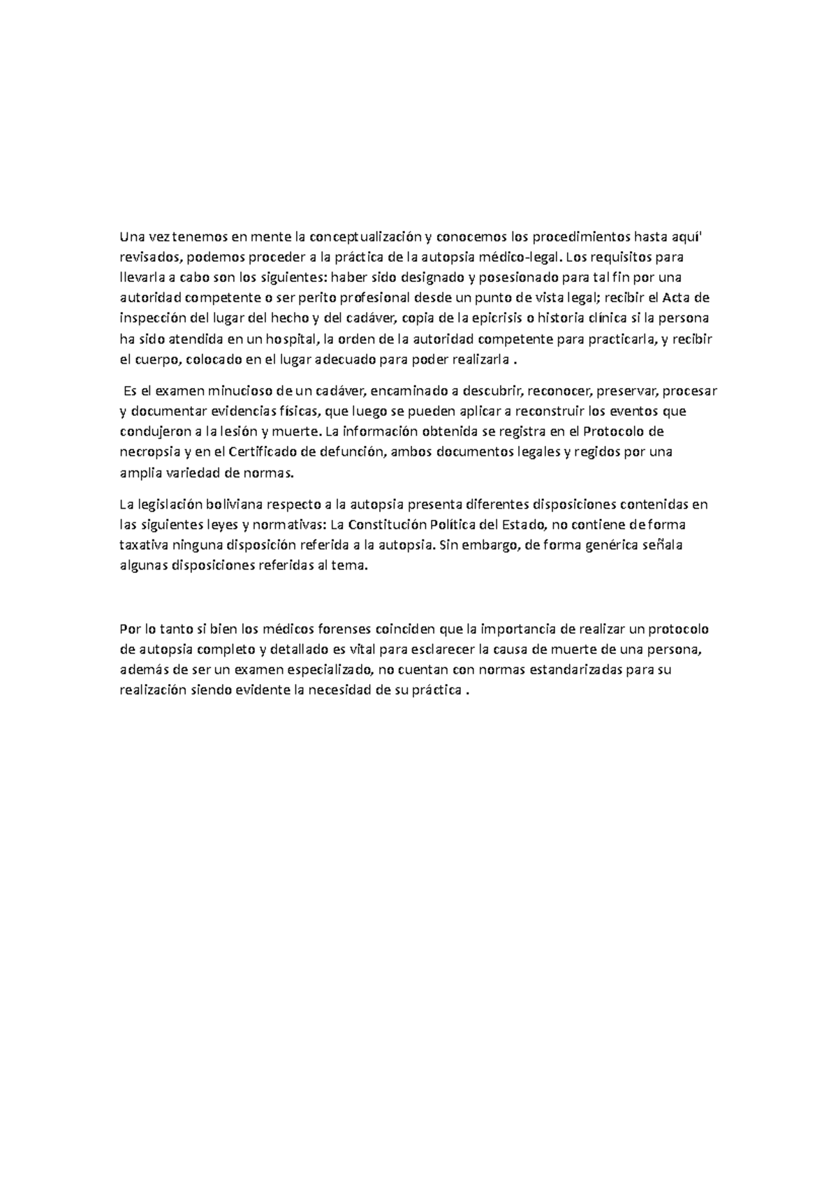 Proceso penal boliviano - Una vez tenemos en mente la conceptualización