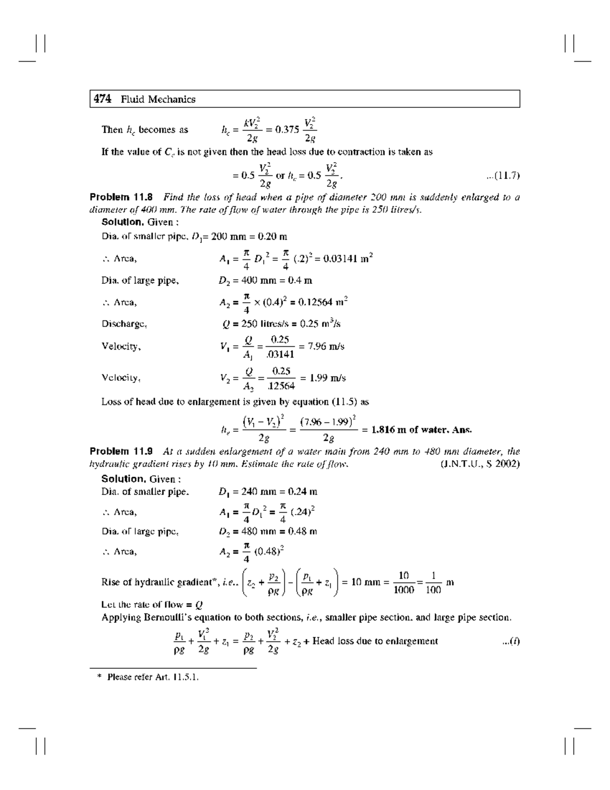 Fluid Mechanics and Hydraulic Machines 47 Fluid Mechanics And Fluid