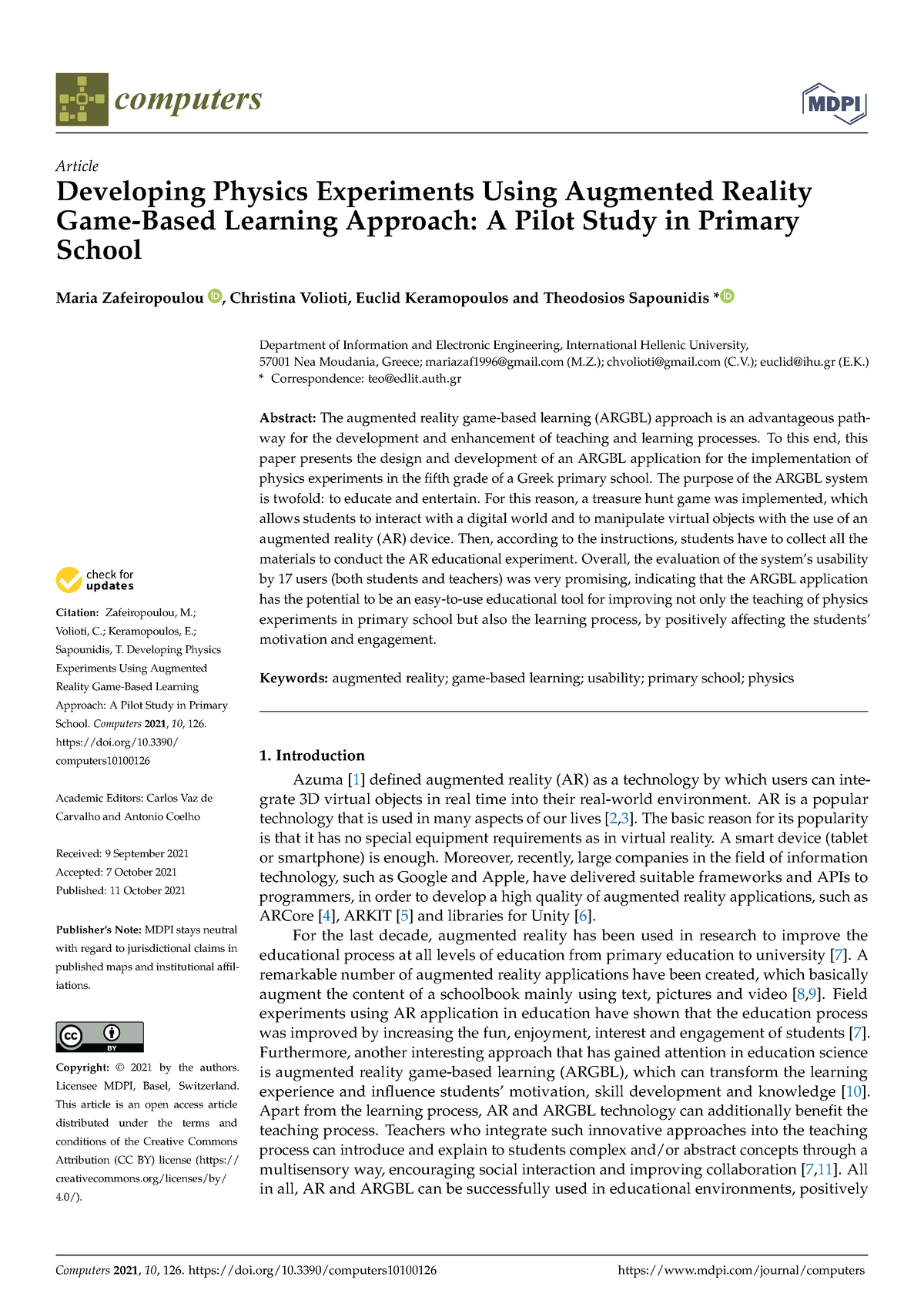 research paper human computer interaction