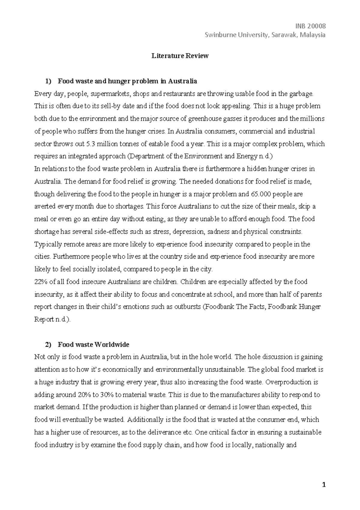 Literature review swinburne picture