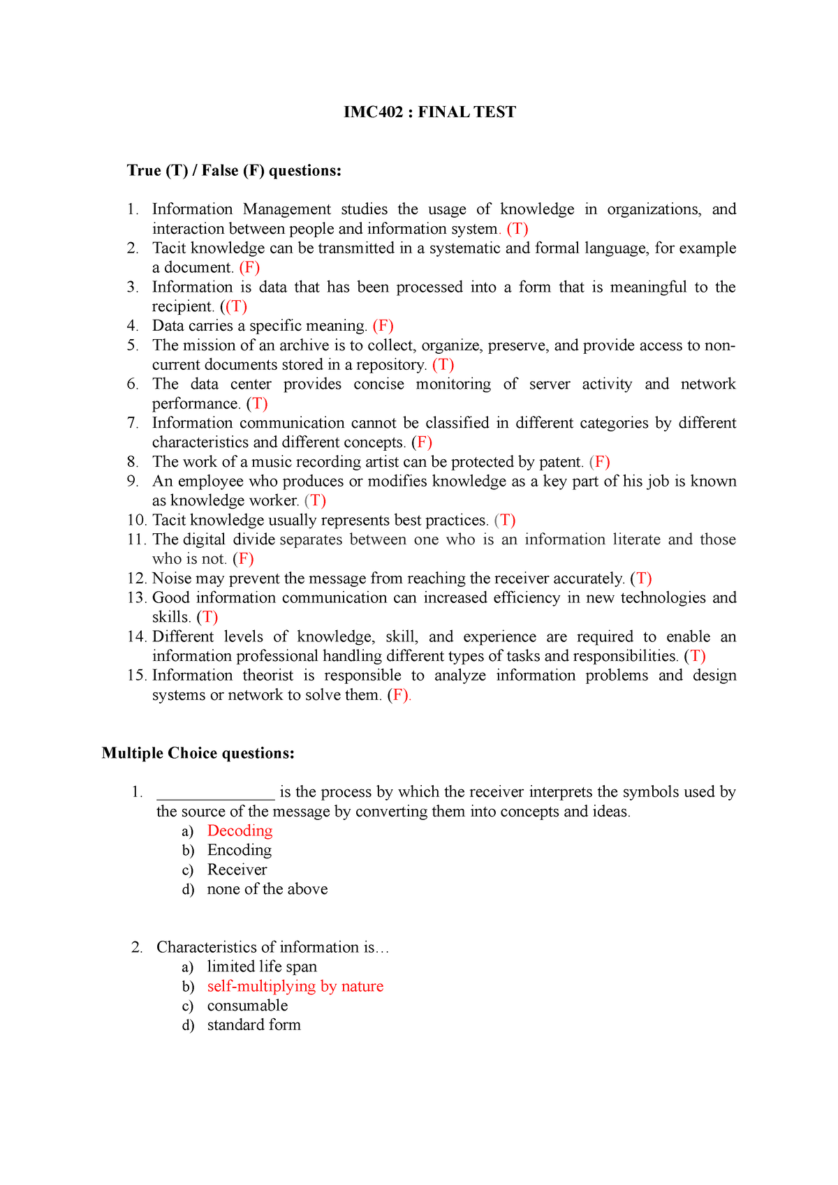 individual assignment imc402