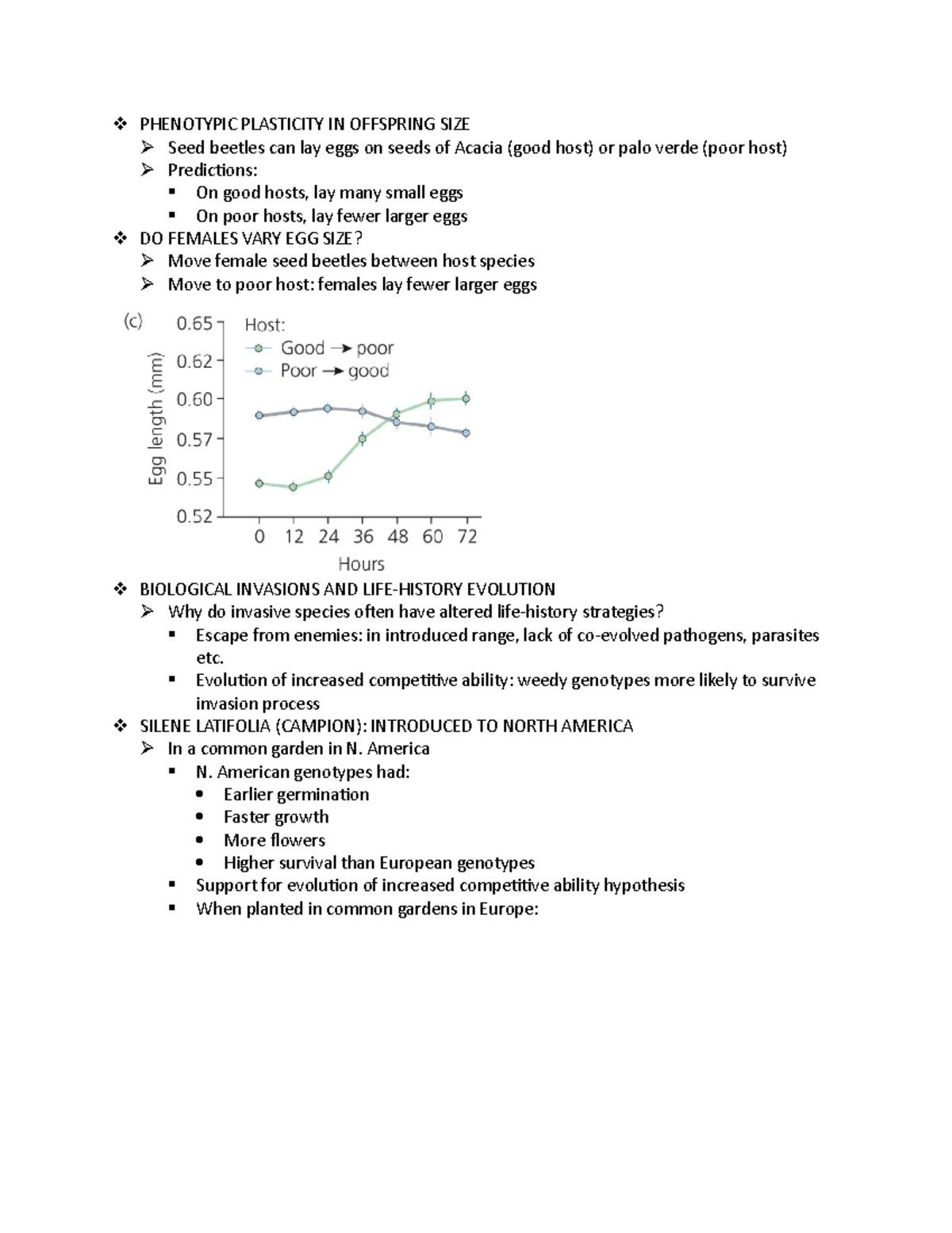 PT 5 - Dr. Herlihy - PHENOTYPIC PLASTICITY IN OFFSPRING SIZE Seed ...