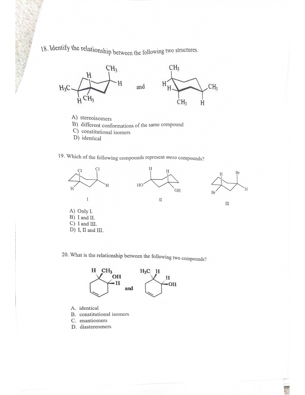 Unit 1 - Unit 1 Exam - CHEM351 - Studocu