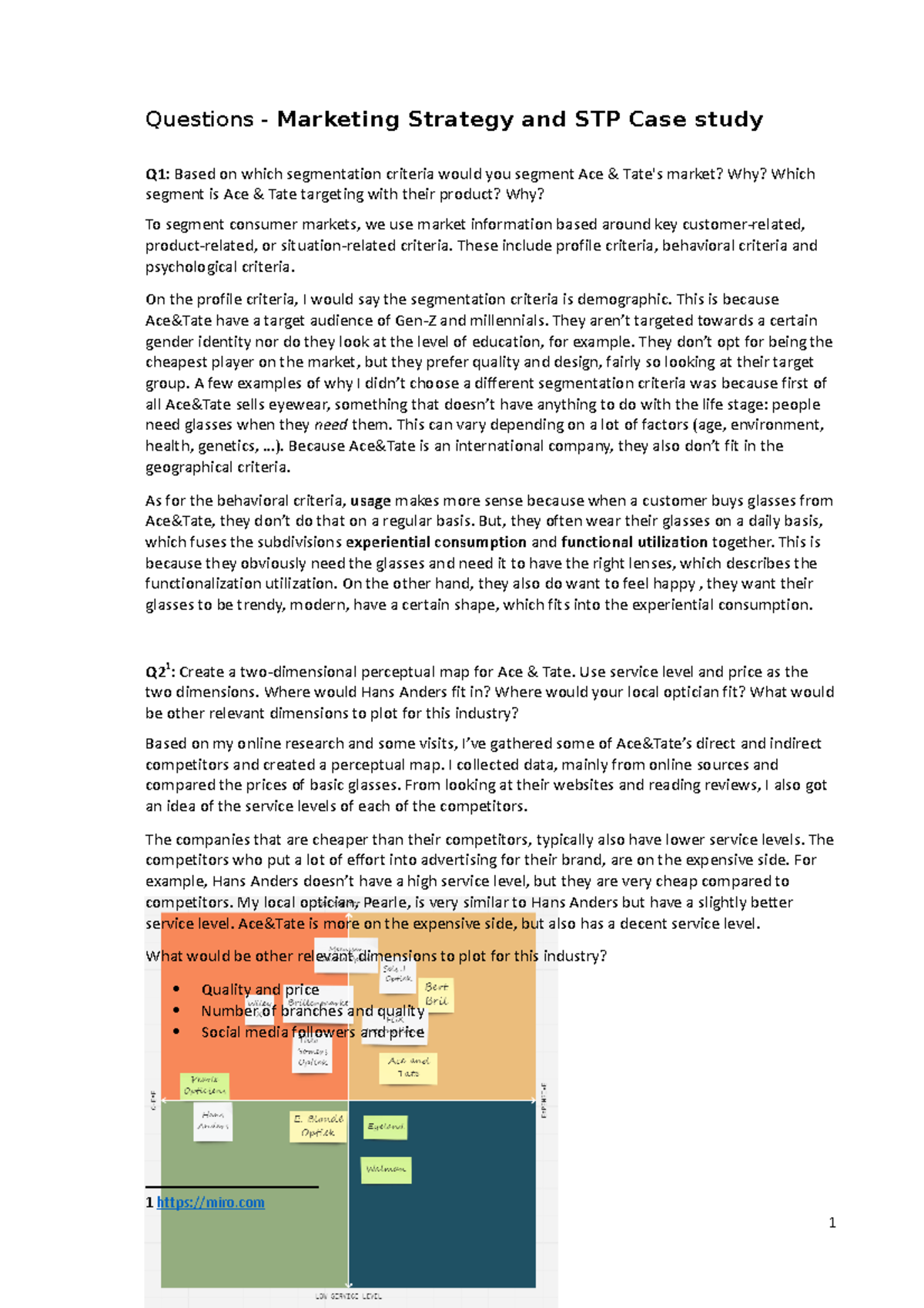 Marketing - Assignment 2 - Questions - Marketing Strategy and STP Case ...
