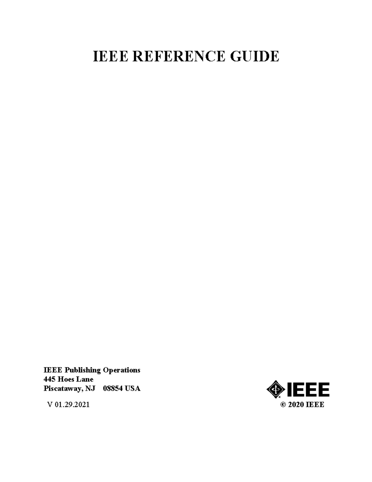 IEEE Reference Guide-2021 - IEEE REFERENCE GUIDE IEEE Publishing ...
