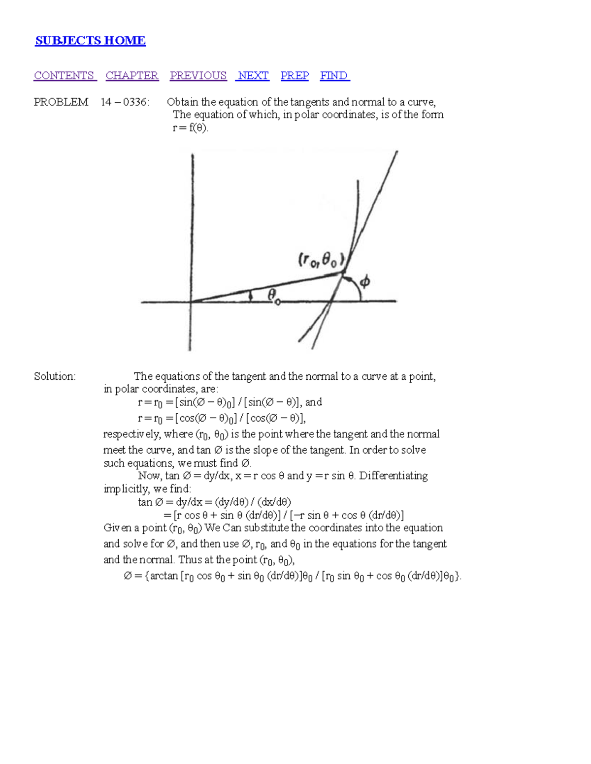 Calculus Problems and Solutions 336-1 - SUBJECTS HOME CONTENTS CHAPTER ...