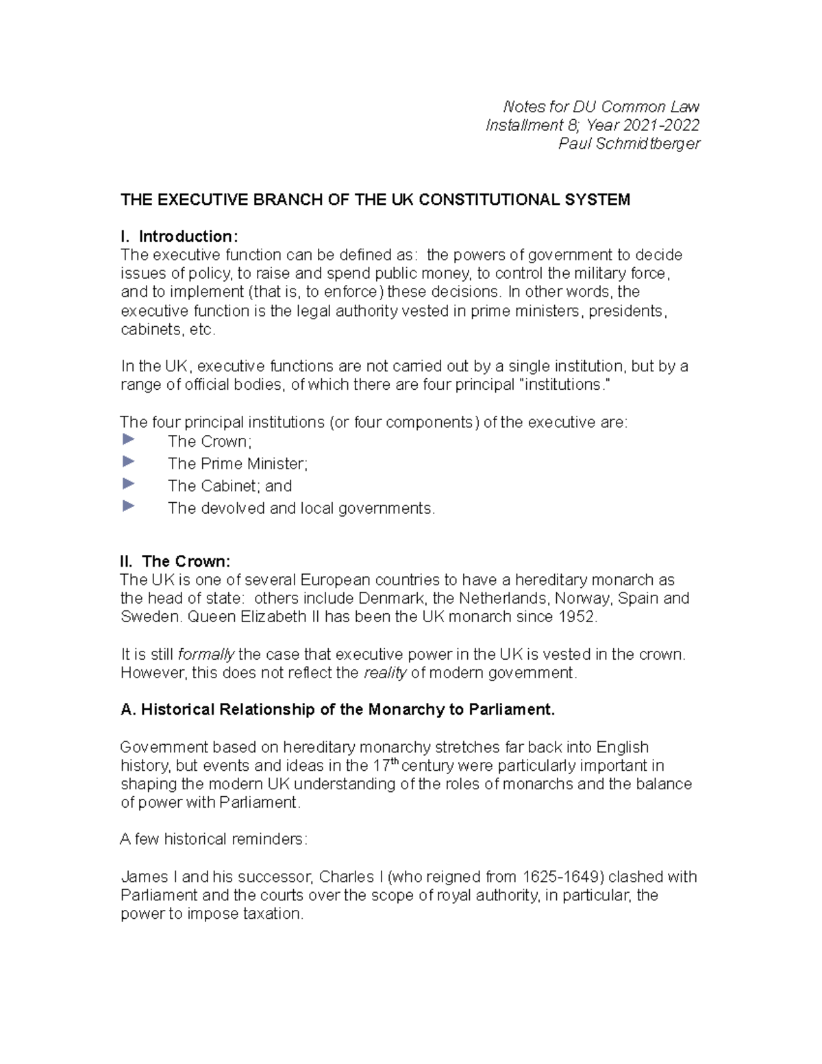 Y3 Notes DU-CL PSS Installment 8 - Notes for DU Common Law Installment ...