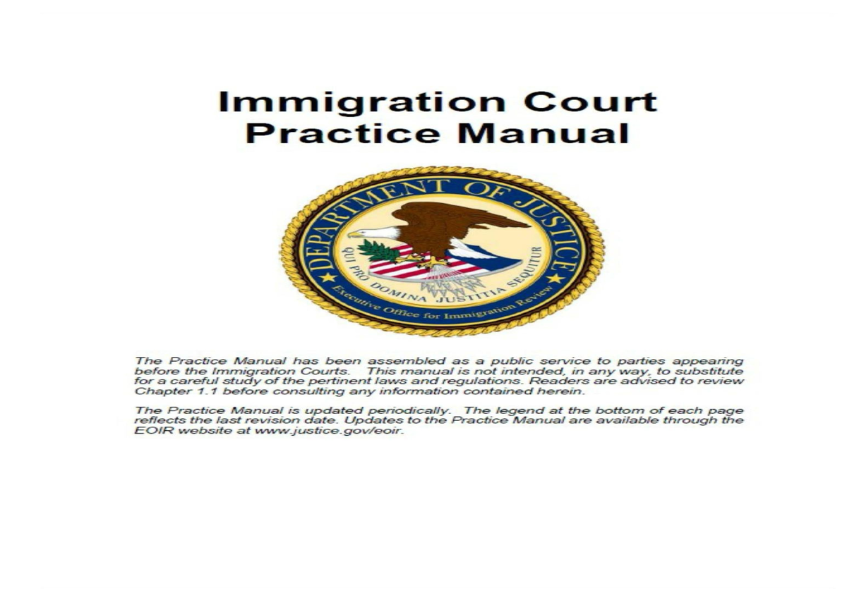 PDF /READ/DOWNLOAD Immigration Court Practice Manual 2018 BIOL 2401