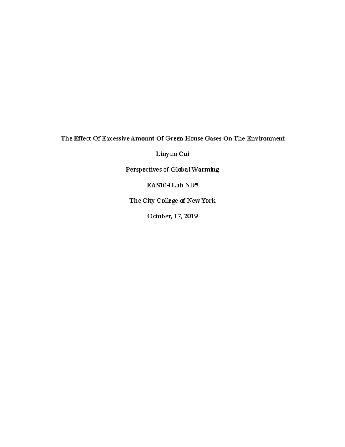 lab-2-part-2-the-effect-of-excessive-amount-of-green-house-gases-on