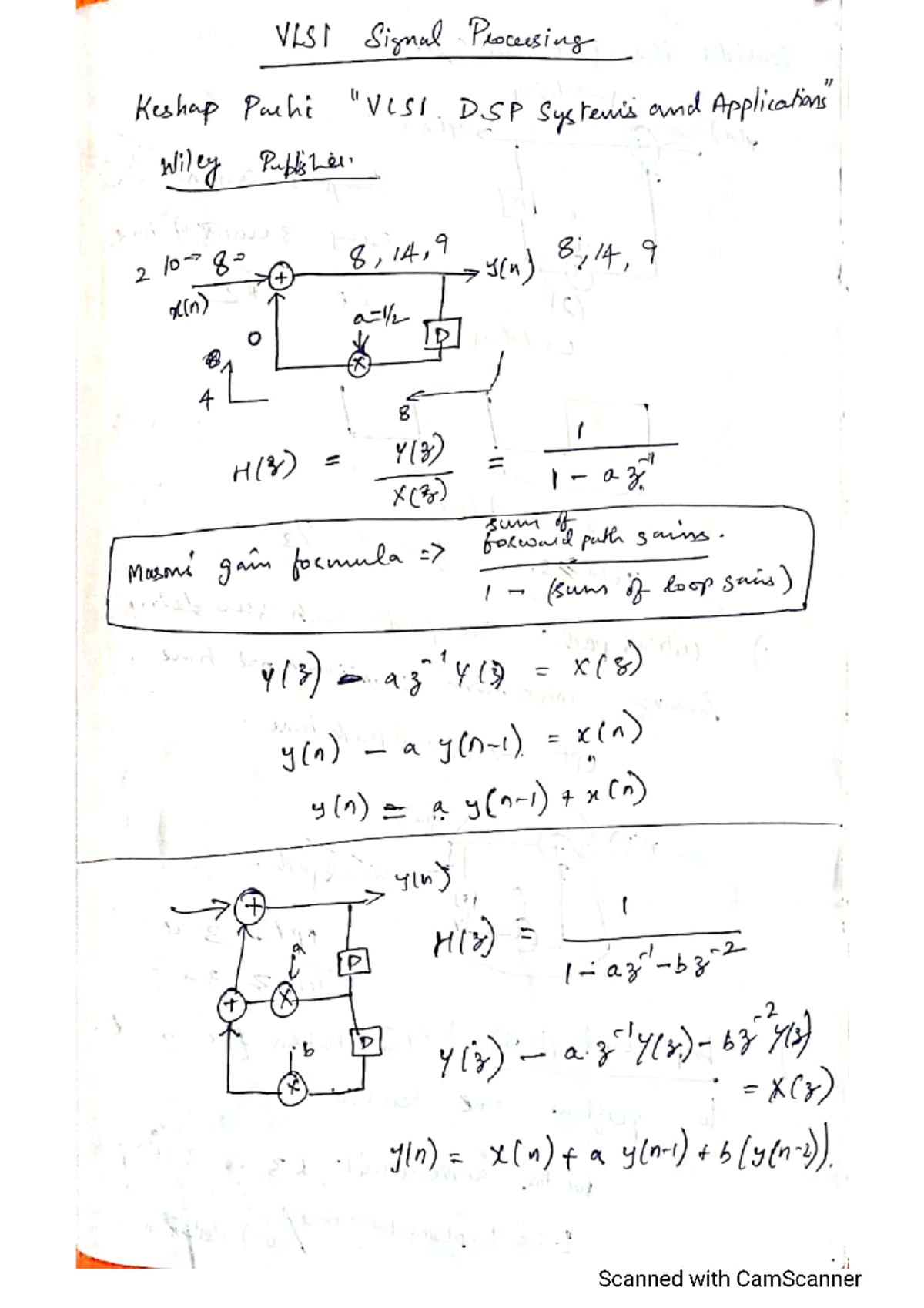 VSP notes unit 1 and 2 - VLS1 Signal Processing Keshap Pashi DSP ...