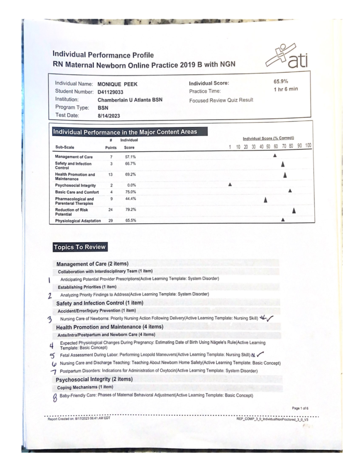 RN Maternal Newborn Online Practice 2019 B With NGN - NR-327 - Studocu