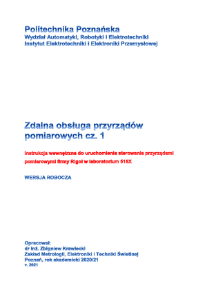 Metrologia ćw 10 - Pomiar Rezystancji Metoda Dwuprzewodowa I ...