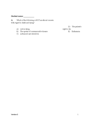 Chapter 13 Test Bank version 1 - Student name:__________ In Canada ...
