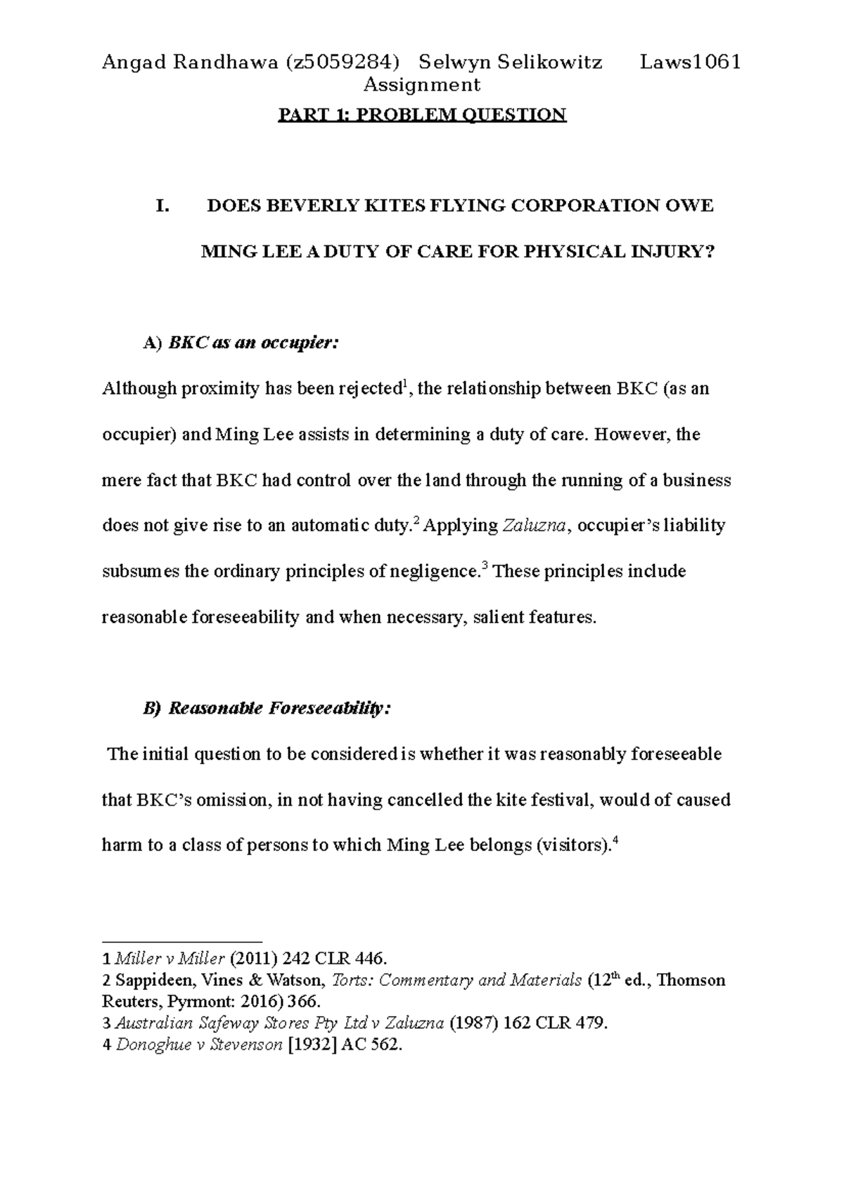 Exam Torts Problem Question Sample Part 1 Problem Question I Does Beverly Kites Flying Studocu Exam Torts Problem Question Sample Part 1 Problem Question I Does Beverly Kites Flying Studocu