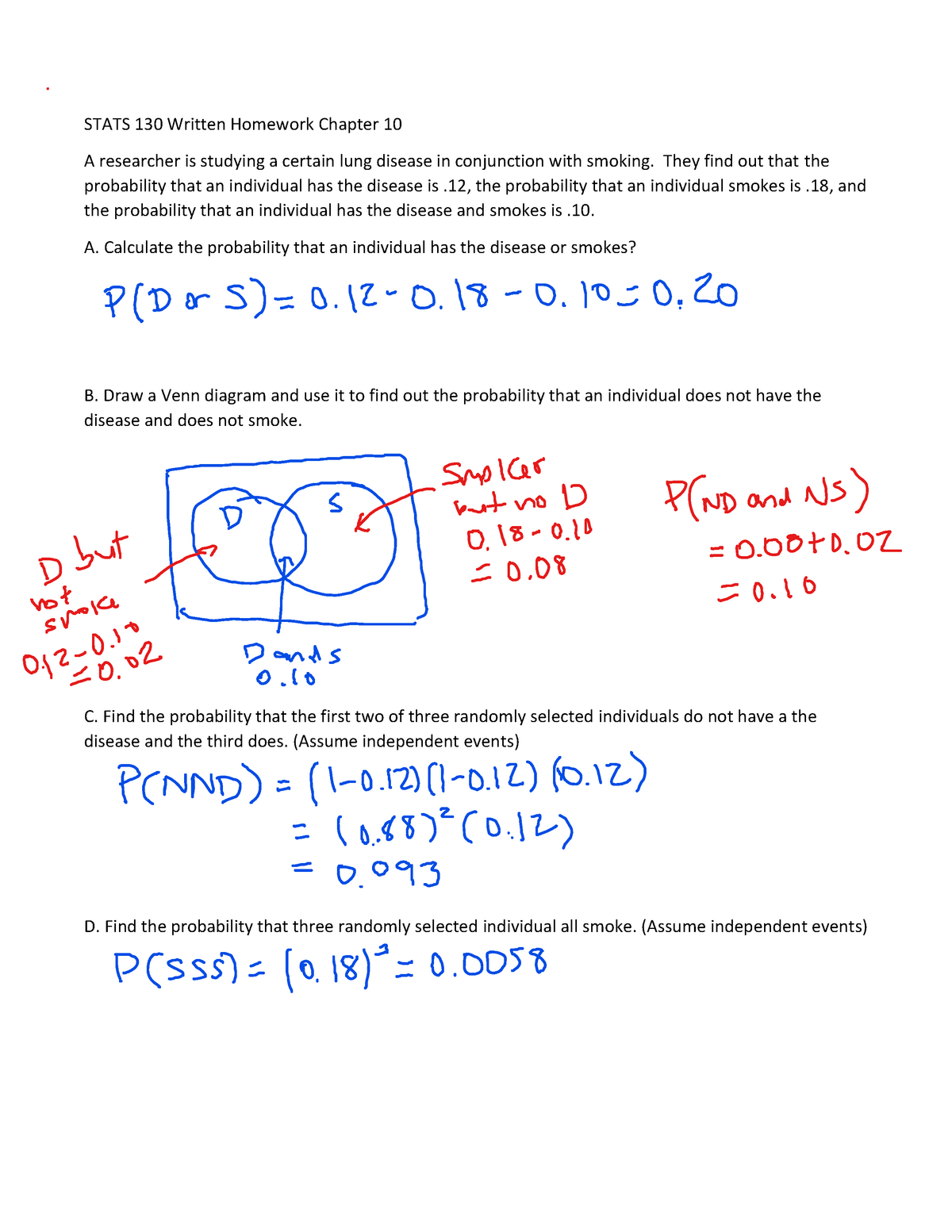 chapter 9 homework stats 210