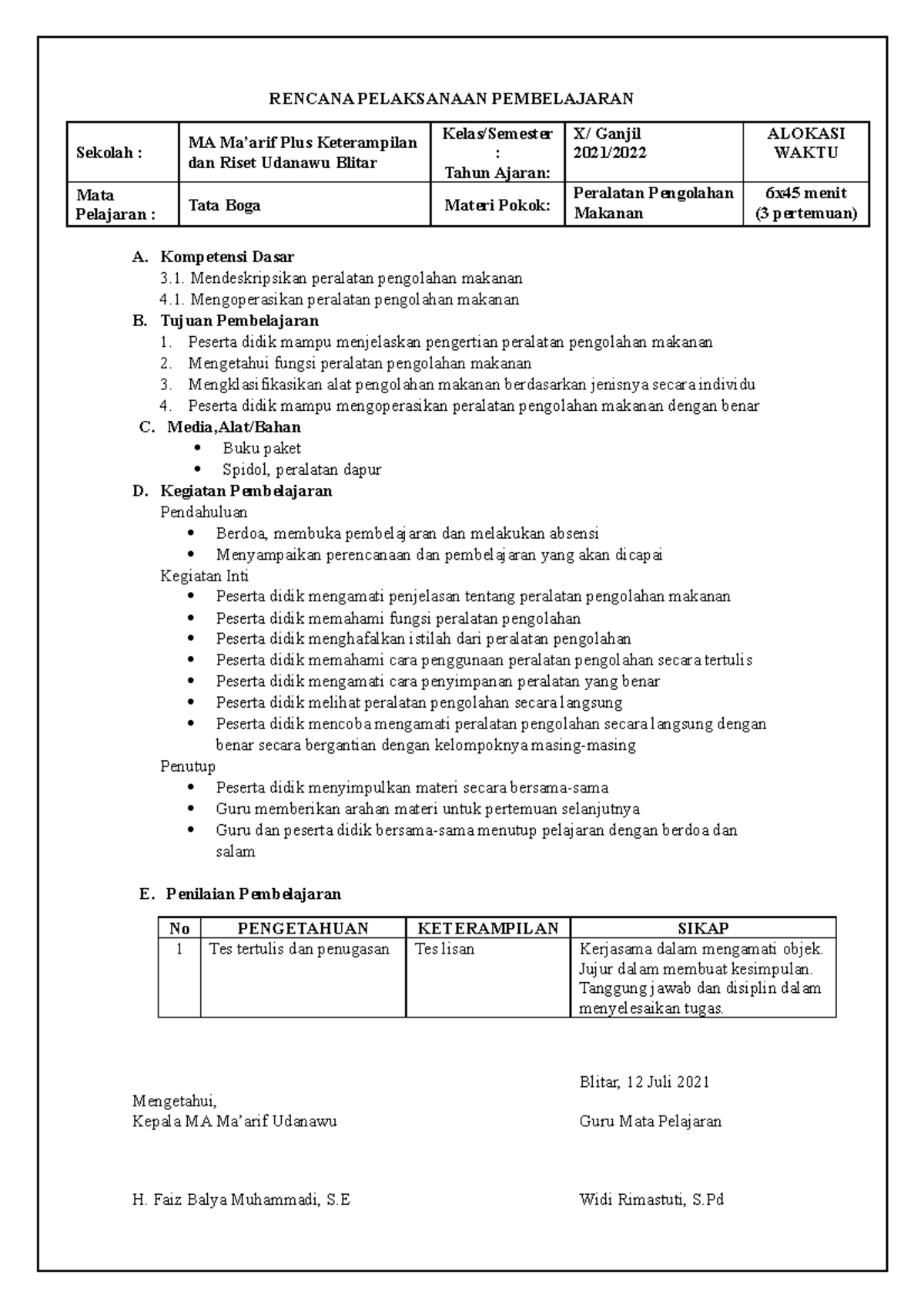 3. RPP BOGA FIX - LESSON PLAN - RENCANA PELAKSANAAN PEMBELAJARAN ...