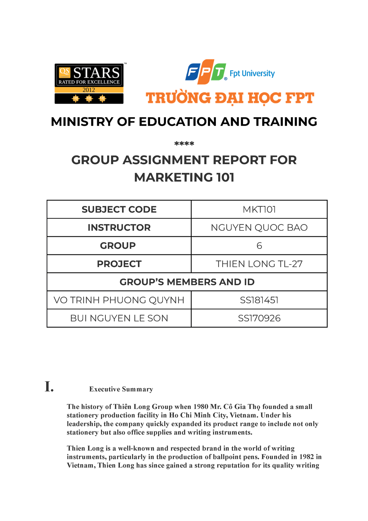 education ministry assignment