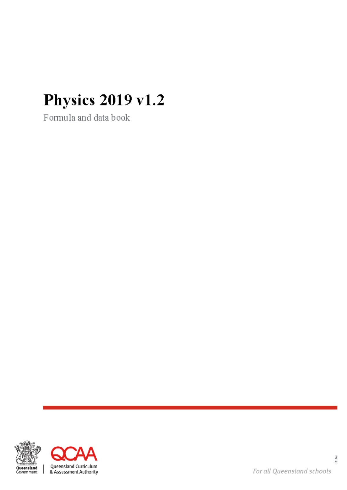 Formula BOOK - Physics - sdjkdnjdnodmokdm - ####### 171501 Physics 2019 ...