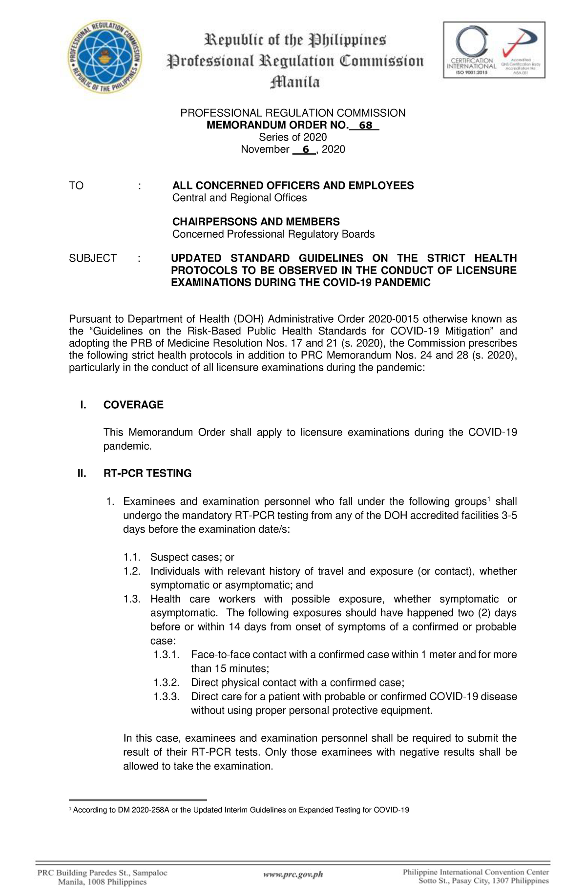 Annex-ABC - LET Requirements Including The Do's And Dont's ...