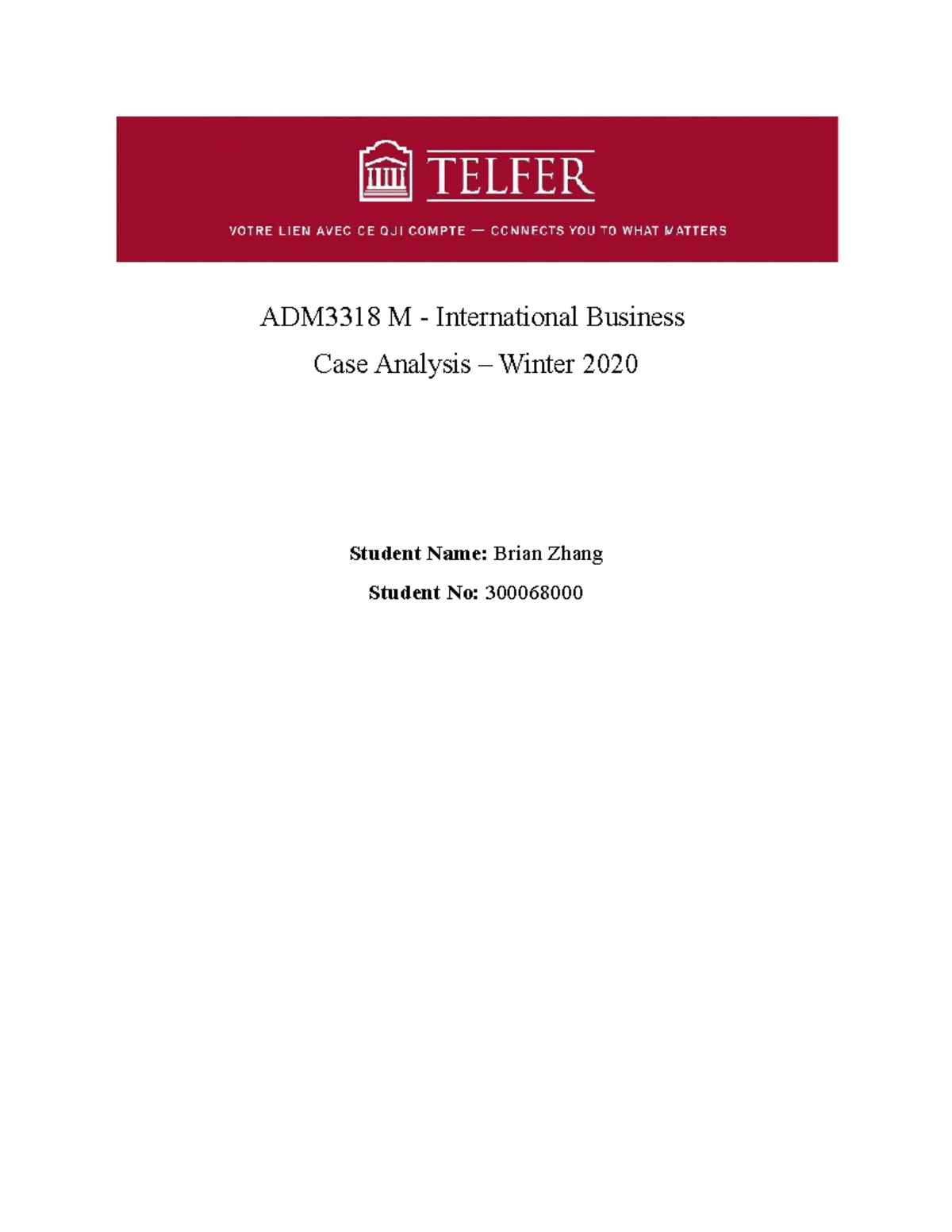 international business case study 2020