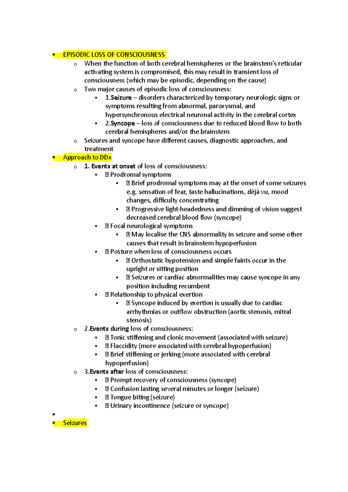 episodic-loss-of-consciousness-episodic-loss-of-consciousness-o-when