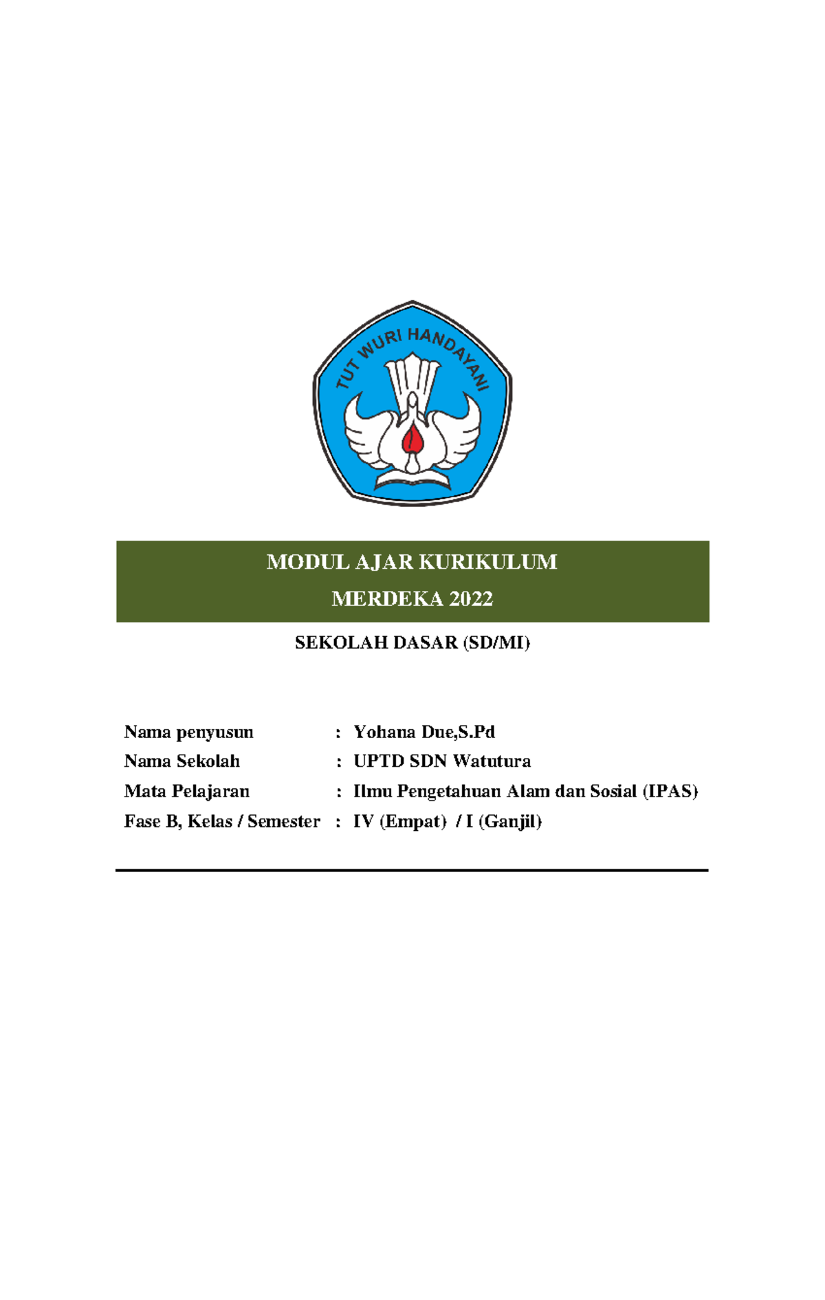Modul ajar atau rpp kurmer - MODUL AJAR KURIKULUM MERDEKA 2022 SEKOLAH ...