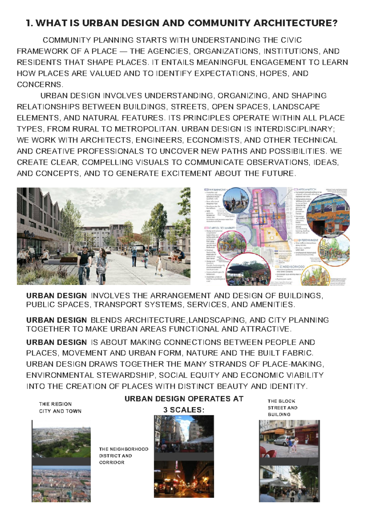 Planning 20240821 195212 0000 - 1. WHAT IS URBAN DESIGN AND COMMUNITY ...