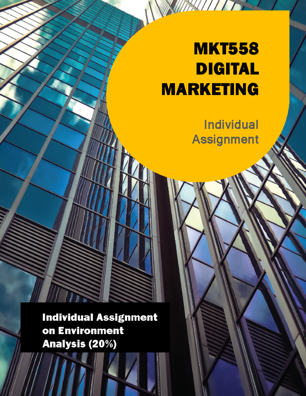 MKT558 Individual Assignment March 2022 - Individual Assignment on ...