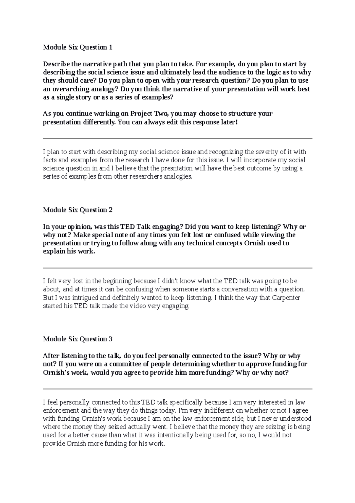 Mel Wortham SCS 200 Applied Social Sciences - Module Six Question 1 ...