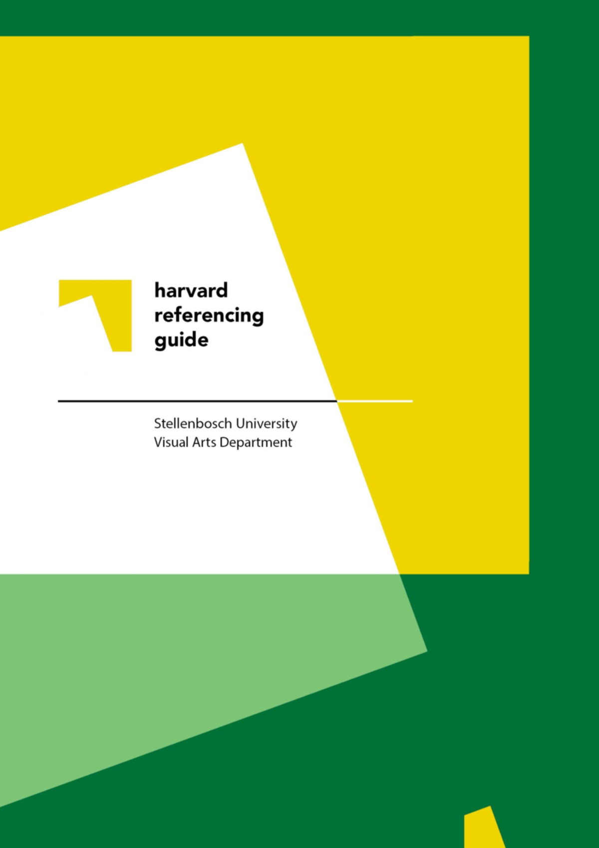 Harvard Referencing Guide Visual Arts Department 2019 - i ____ This ...